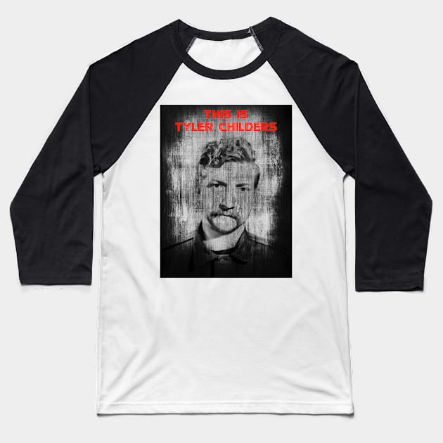 tyler childers art Baseball T-Shirt by DOGGIES ART VISUAL